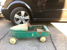 Tretauto Spielzeugauto Auto Blechauto Seitenkiste Renault Citroen