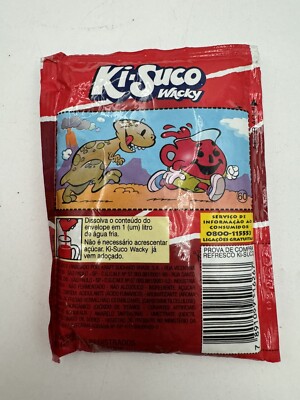 Vintage 90s Brazilian Kool-Aid Ki-Suco Wacky Red Fruits New Flavor