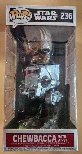 Funko Pop! Deluxe: Star Wars - Chewbacca w/ AT-ST #236 *NEW*