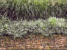 Stone Wall - Printed Fence Privacy Strip