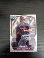 Drue Hackenberg - 2023 Bowman Draft Chrome Prospect 1st Bowman Base BDC-38 (E)