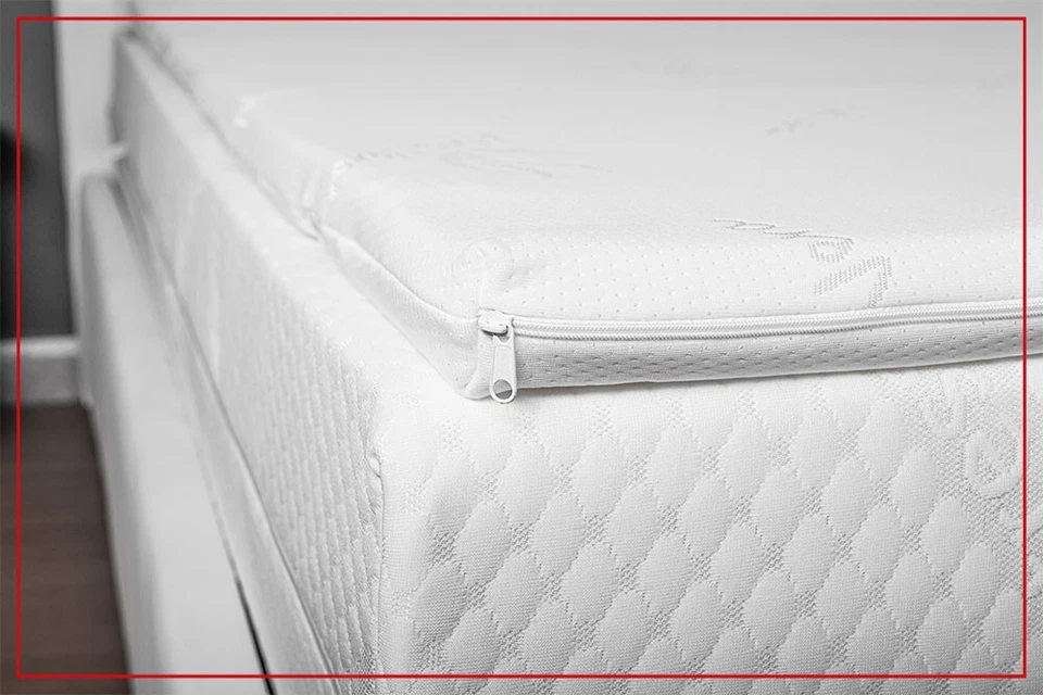 Topper Memory Foam | Correttore Materasso 4cm | Correttore | Antibatterico - Immagine 2 di 4
