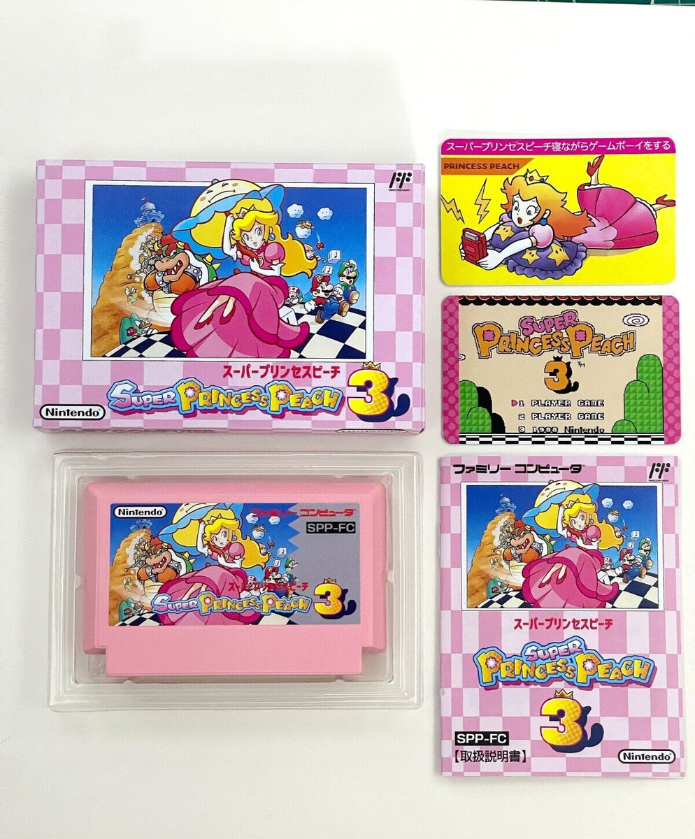 Super Princess Peach 3 / Famicom / Rare Game Box Set | eBay