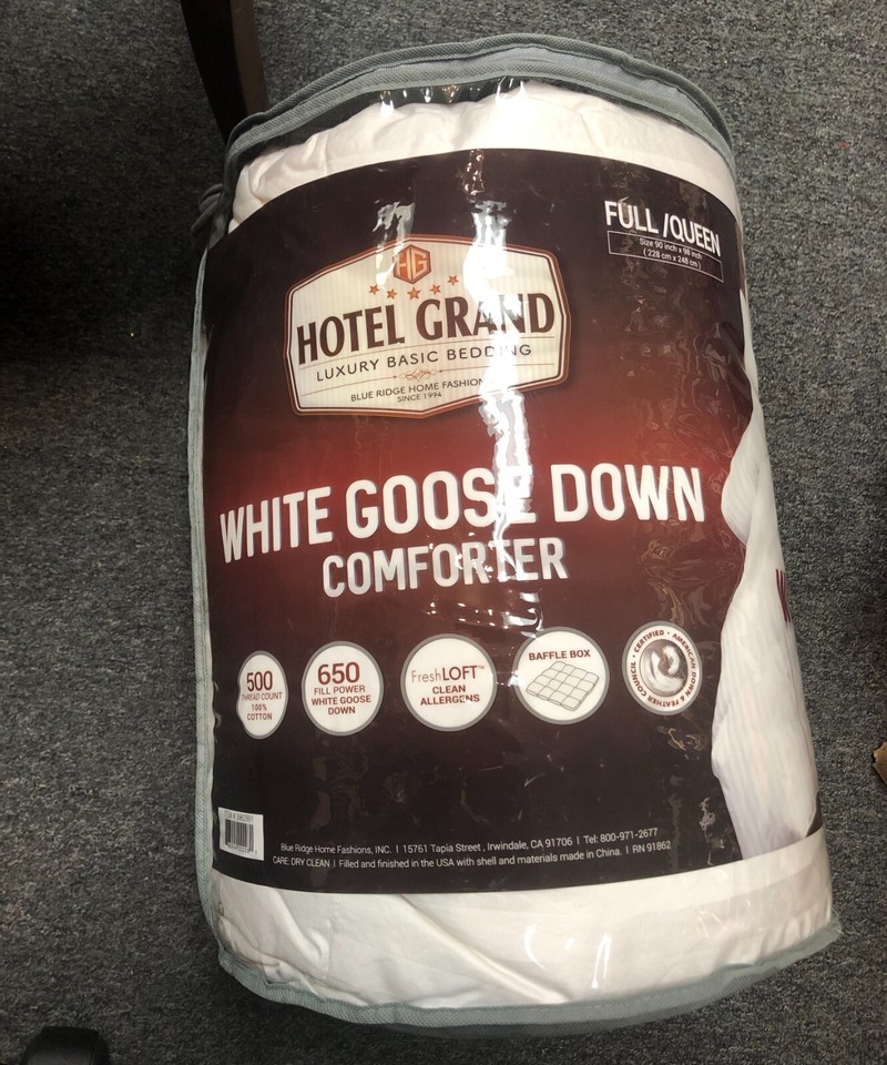 Hotel Grand White Goose Down Comforter Full Queen eBay