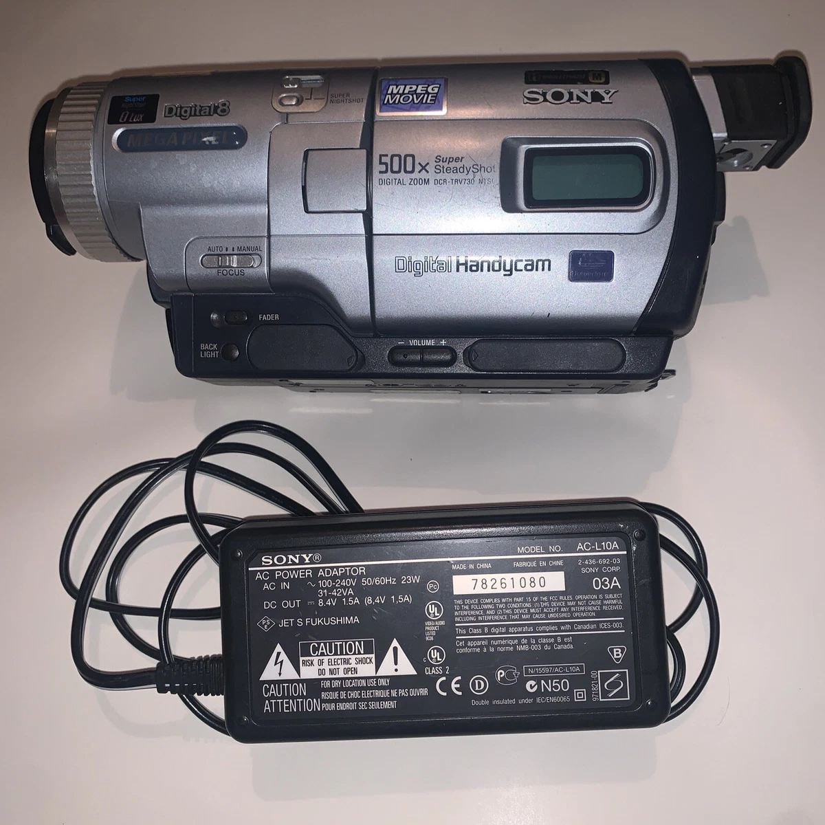 SONY Digital8 8ミリビデオカメラ CCR-TRV735 NTSC Amazon | SONY ソニー DCR-TRV735K Digital8対応デジタルハンディカム