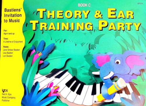 Theory and Ear Training Party, Book C, for Ages 4 and Up, by Bastien - Picture 1 of 7