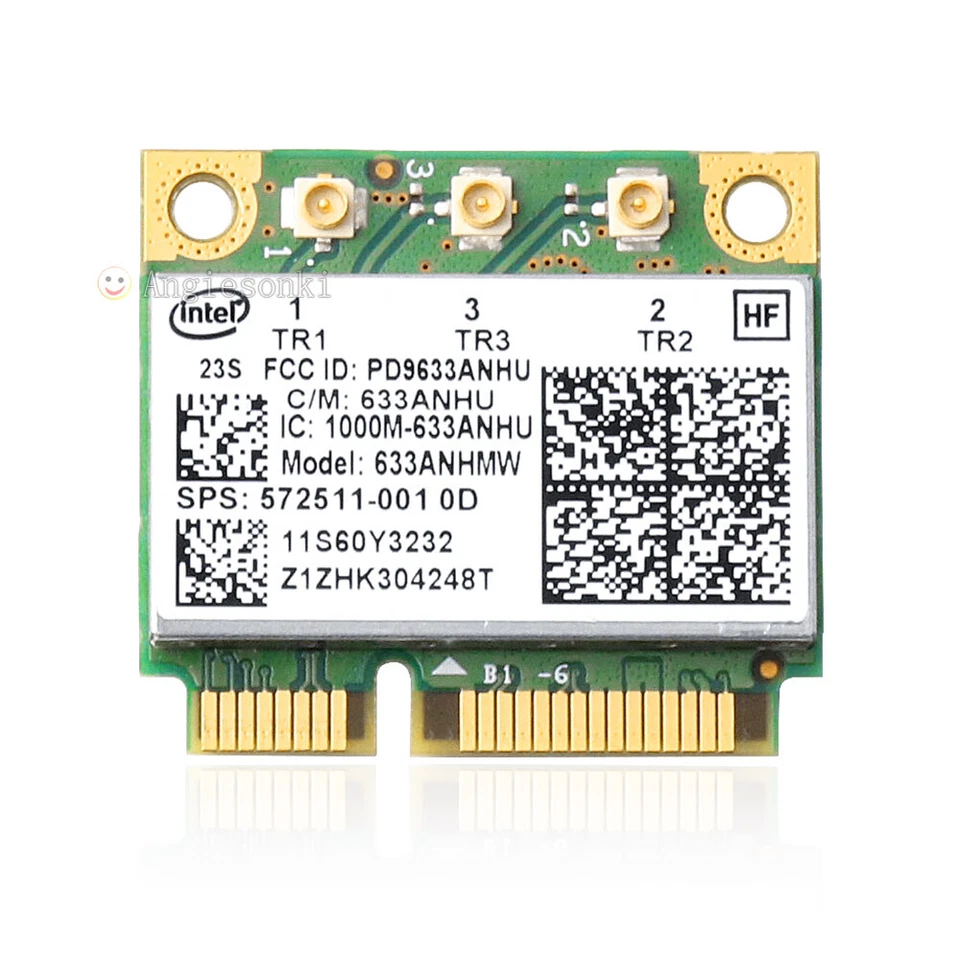 Tarjeta Adaptador WiFi Hinkpad Lenovo Y500 Y460 X230 X220 T430 T420 450M Alta Velocidad Foto 2 de 4