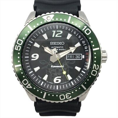 SEIKO × Kawasaki Ninja ZX-10R automatic watch black dial SEIKO × Kawasaki Ninja ZX-10R automatic watch black dial