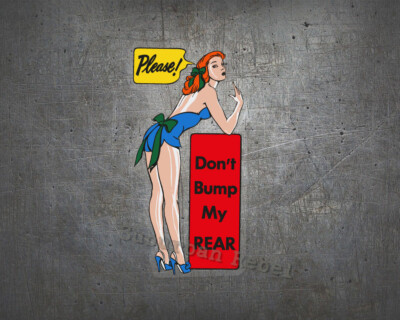 Don't Girl Aufkleber - Oldschool Hot Rod MOPAR V8 Pin Up Kustom Biker Sticker