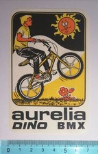 ADESIVO STICKER VINTAGE AUTOCOLLANT BICICLETTE AURELIA DINO BMX ANNI'80