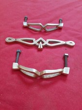 2 Poignées + Decoration Tiroir Laiton Bronze Ancien 