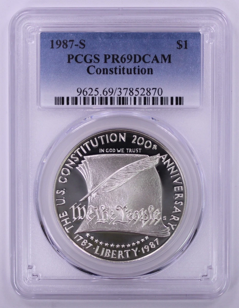Proof PR 69 Graded 1987 US Commemorative Coins for sale | eBay