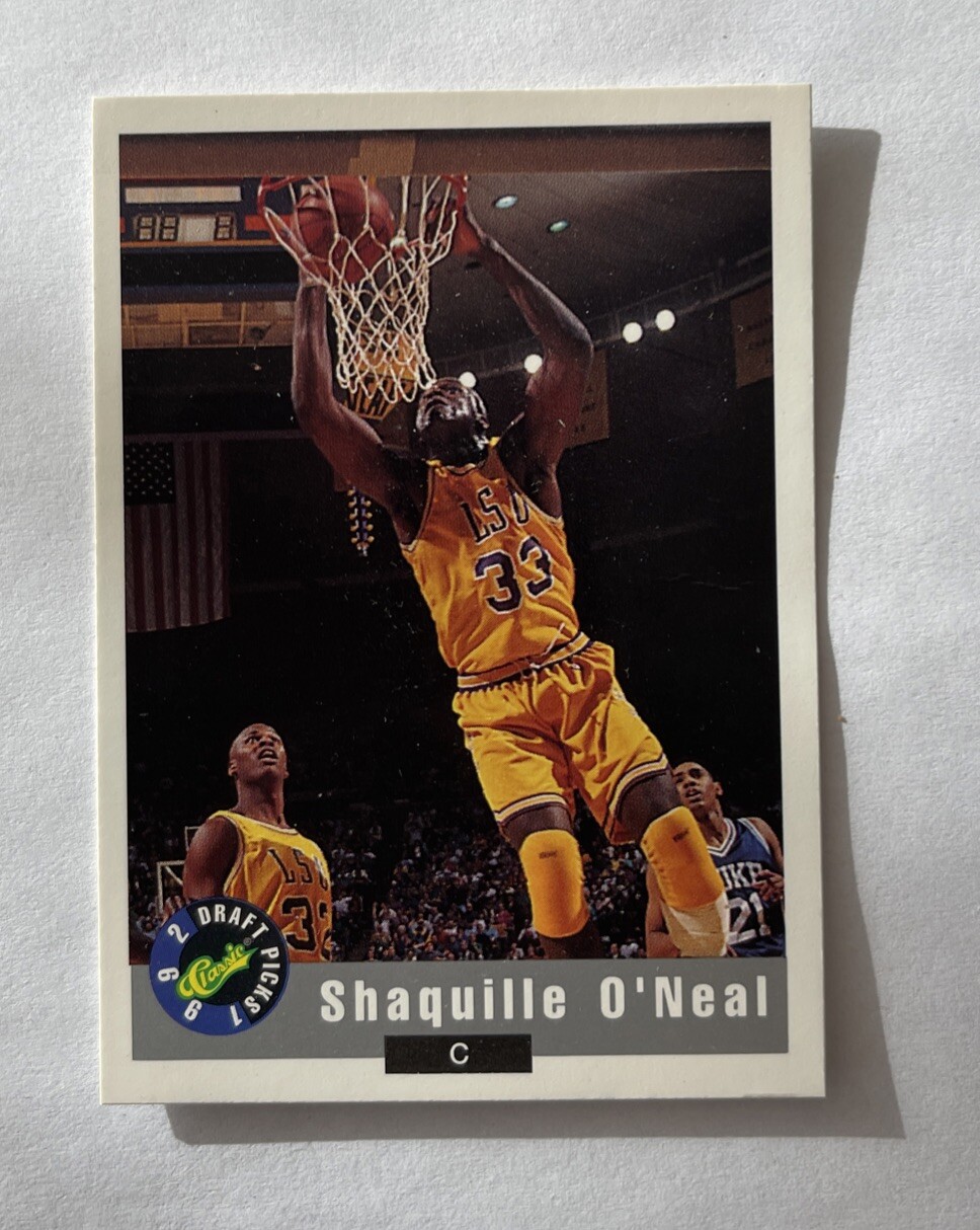 1992 CLASSIC #11 SHAQUILLE O'NEAL ATLANTA NATIONAL SHOW PROMO ROOKIE CARD 