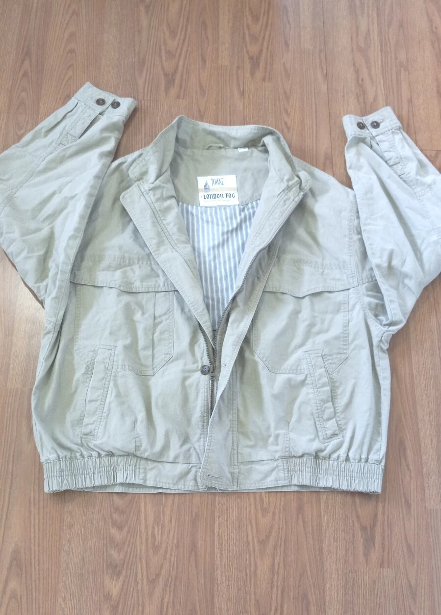 Size XL Men's 3 in 1 sweater Jacket by Towne London Fog color faded green