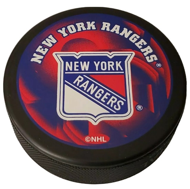 NEW YORK RANGERS NHL OFFICIAL HOCKEY PUCK MADE IN SLOVAKIA INGLASCO eBay