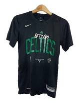 The Nike Tee Athletic Cut Women's Small Black Boston Celtics Tshirt Logo