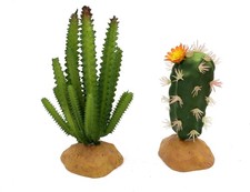 JIHAQUA Reptile Plants Succulent, Artificial Desert Rain Forests Plants for Liza