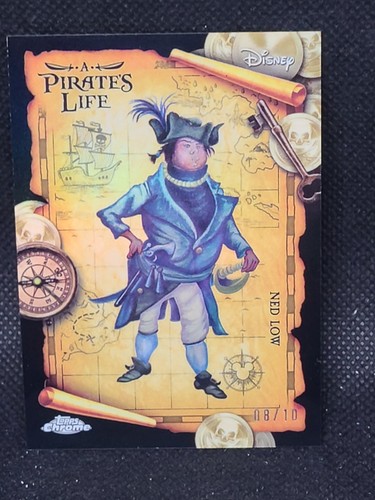 Ned Low [Black] #POTC-3 2025 Topps Disneyland 70th Anniversary A Pirate’s Life Chrome card