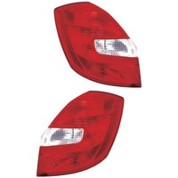 RüCkleuchten Heckleuchten Set Links & Rechts Rot FüR Skoda Fabia II Combi 545