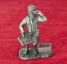 Vintage KMD Daalderop Zinn Figur Brillenmacher Sammlerst&uuml;ck aus den Niederlanden