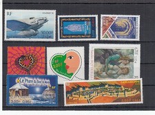 2069-73 / FRANCE ** MNH LOT 5 PHOTOS AIRCRAFT FLORA CEPT ART FAUNA