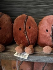 Jellycat Amuseables Coffee Bean with tags authentic - ship from US