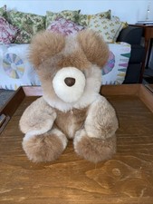 Alpaca Fur Woolly Brown Bear Special Edition Handmade in Peru SO SOFT Plush