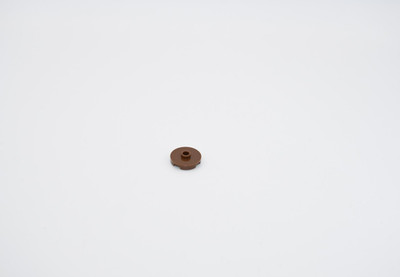 Lego PLATE ROUND W. 1 KNOB Reddish Brown 6102360 18674 K8T3