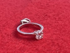Thomas Sabo Silver & CZ Engagement / Solitaire Ring charm