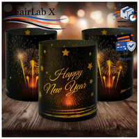 Windlicht Tischdeko Schwarz Gold 12Er Set Silvester Neujahr FüR Teelichter