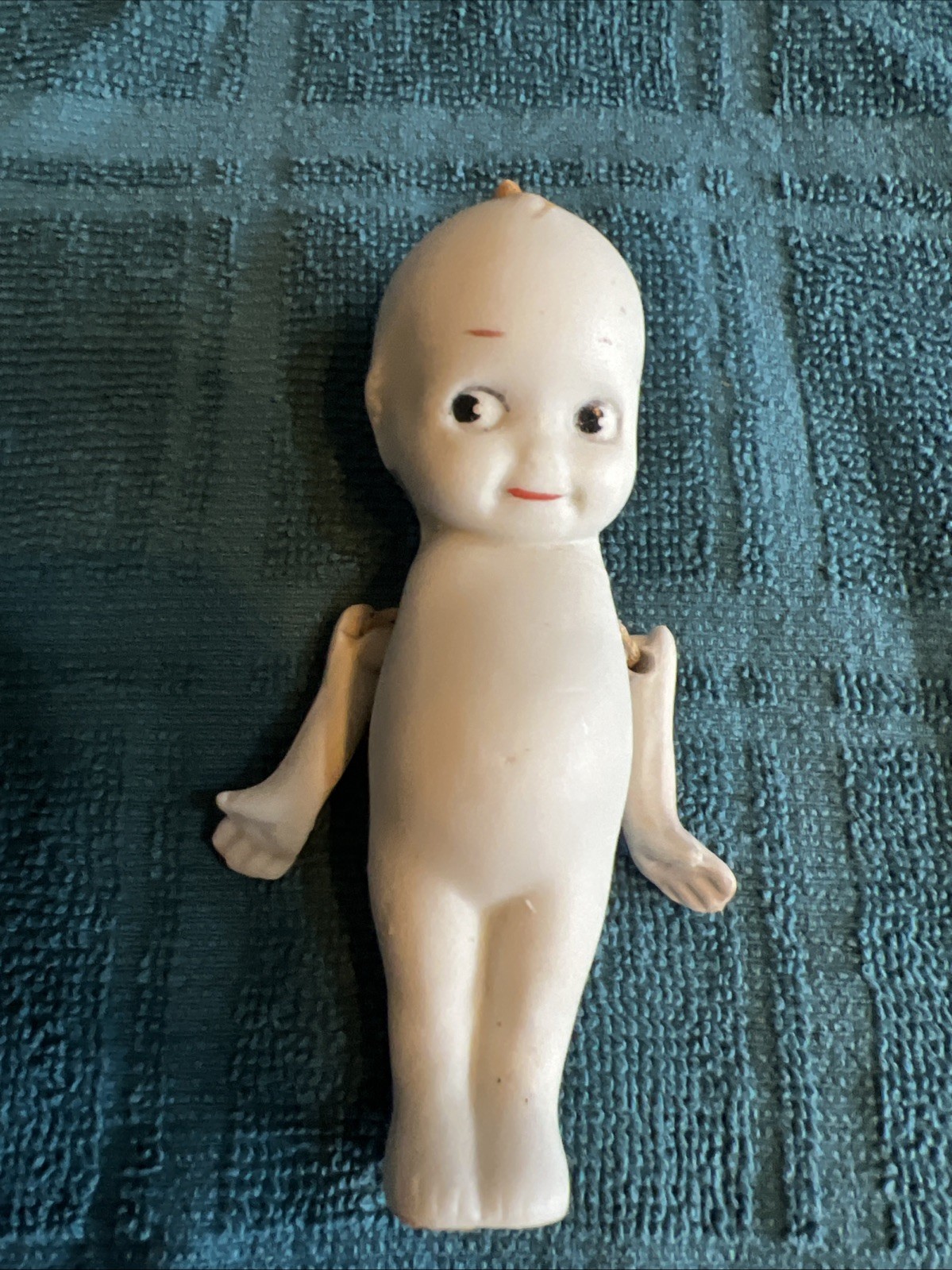 ANTIQUE Bisque Jointed arms Kewpie Doll Figurine 5” MADE IN JAPAN A 606