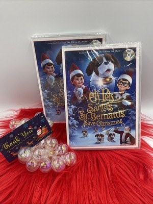 Elf Pets Santa's St Bernards Save Christmas DVD Elf On The Shelf NEW LOT OF 2