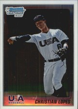 2010 Bowman Chrome USA Stars #USA7 Christian Lopes Card