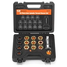 Axle Spindle Rethreading Kit16 Piece Precision Restorer Master Repair Kit