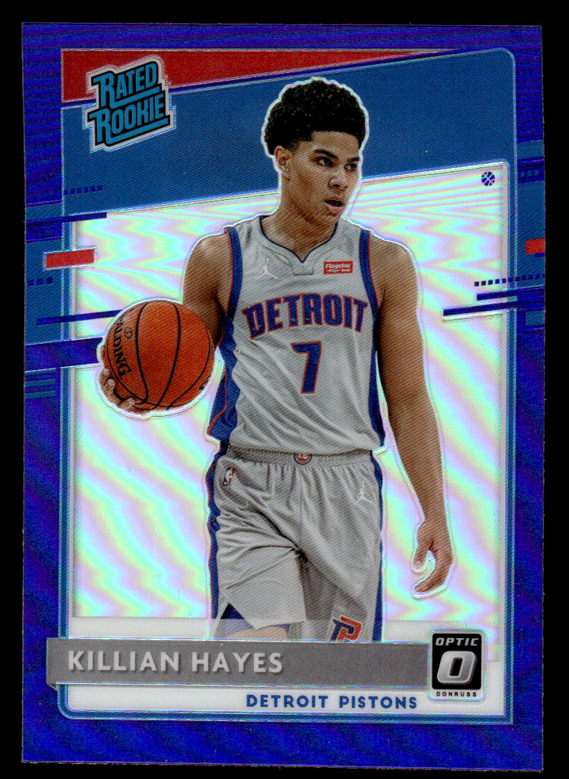 2020-21 Donruss Optic #157 Killian Hayes Purple Prizm Rookie PISTONS