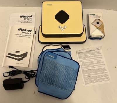 iRobot Braava 320 Floor Mopping Robot BUNDLE Mop Dusting with Charger