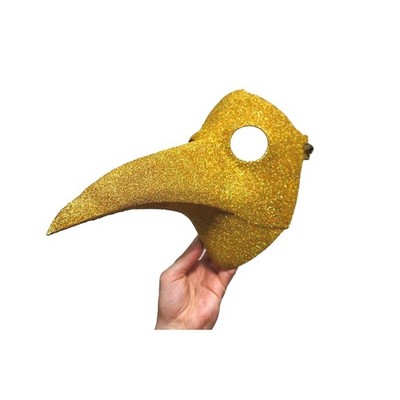 Glitter Plague Mask Lightweight Customizable Band Included Halloween