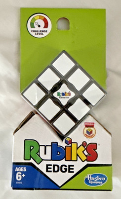 Rubik S Cube, Edge, 3x3x1 Rubik S Cube For Beginners Single Layer Puzzle Retro