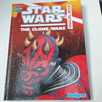 Star Wars Clone Wars Annual 2013 Pedigree Books  UK Hardback Darth Maul cover GD