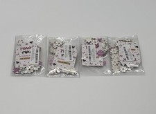 400 Pcs Sweet 16 Table Confetti - Silver Purp...