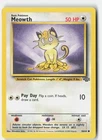 Meowth Jungle 56/64 Vintage Pokemon Card