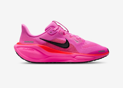 Nike Air Zoom Pegasus 41 Pink Red FN5041-603 GS SZ 4Y-7Y Womens New Running