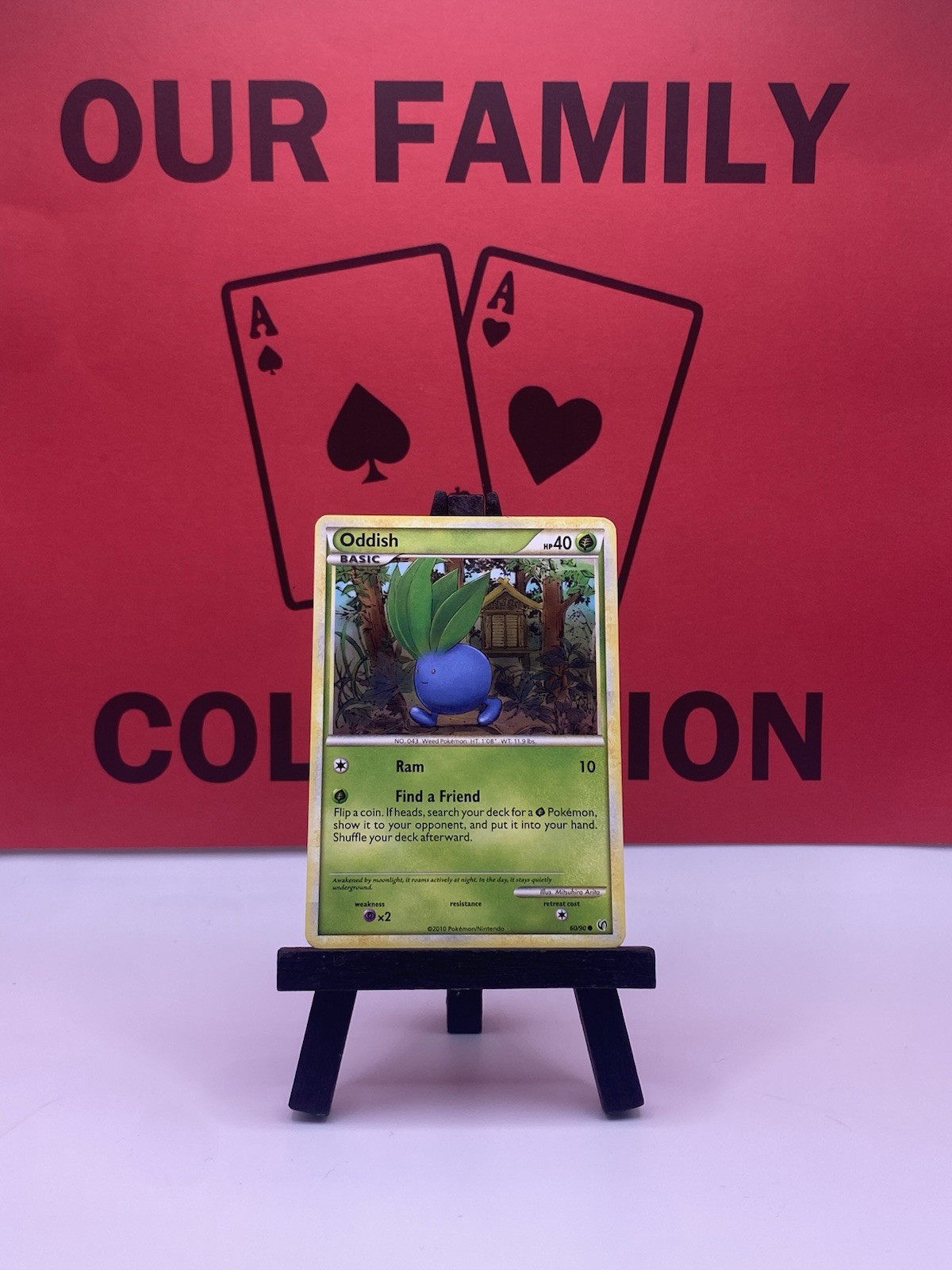 Oddish 60/90 Undaunted Pokemon TCG Regular Common 2010 MP