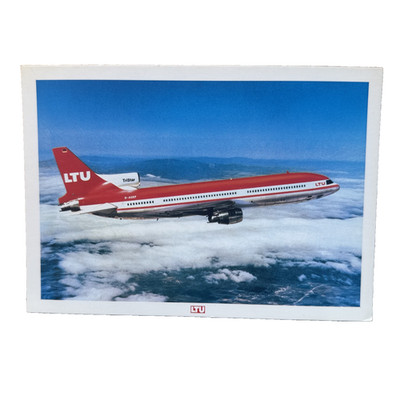 Postkarte Ansichtskarte AK Flugzeug Luftfahrt LTU L-1011-1 Tri Star Deutschland