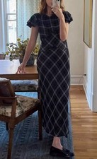 DOEN French Vintage Cottagecore Floral Print Long Dress