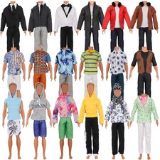 12 Inch Boy Doll Clothes Leather Jacket Suit Shirts Sweatshirts Outfits Boy