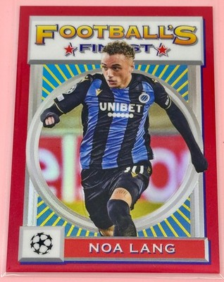 Topps Finest Flashback UCC 21/22 Noa Lang Club Brugge Red 1/5 #177