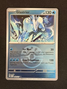 Glastrier Pokemon Card