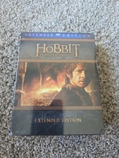 THE HOBBIT: THE MOTION PICTURE TRILOGY BLU-RAY    FACTORY SEALED   