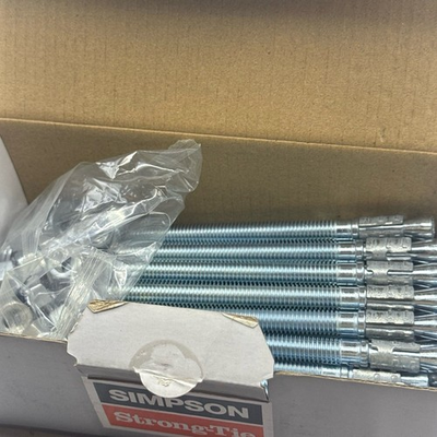 #ad SIMPSON Strong Tie Strong Bolt 2 Wedge Anchor 3 8x5quot; STB2 37500 QTY 50 $30.07